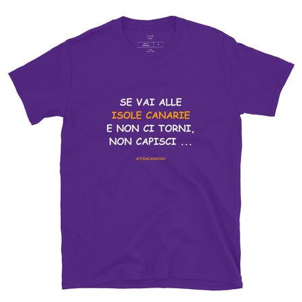 T-shirt in bianco: Se vai alle Isole Canarie e non ci torni, non capisci...