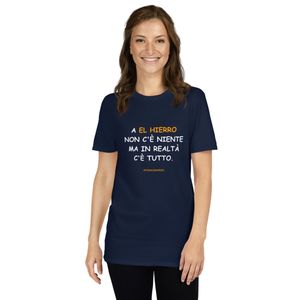 T-shirt in bianco: A El Hierro non c&#x27;è niente ma in realtà c&#x27;è tutto.