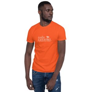 T-shirt in bianco: L&#x27;originale maglietta di Toda Canarias