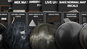 The Full Stack -  200 Blender tips + Material Toolkit (Best Value)