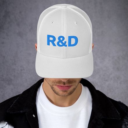 R&amp;D Hat - Embroidered text