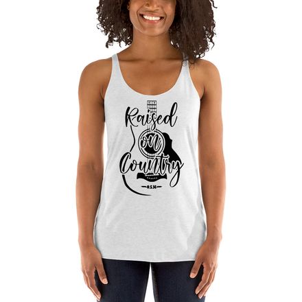 Raised on Country Racerback Tank