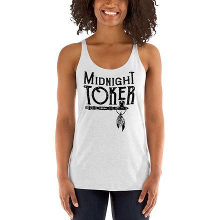 Midnight Toker Pipe Racerback Tank