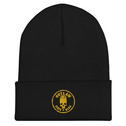 Distressed Logo Beanie