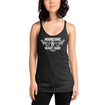 Moonshine &amp; MJ Racerback Tank