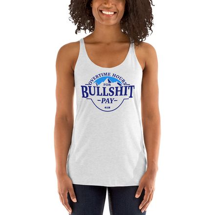Overtime Hours Racerback Tank