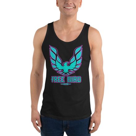 Free Bird Neon Unisex Tank Top