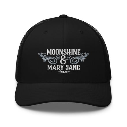 Moonshine And Mary Jane Trucker Hat