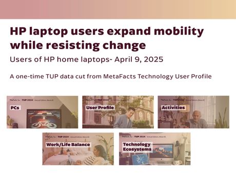 HP home laptop users expand mobility while resisting change-one-time TUP data cut