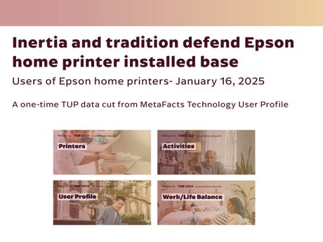 Users of Epson home printers - a one-time TUP data cut