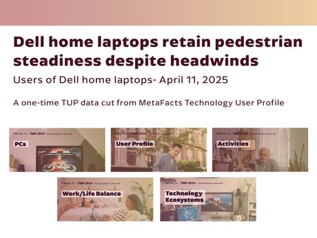 Dell home laptops retain pedestrian steadiness despite headwinds-a one-time TUP data cut