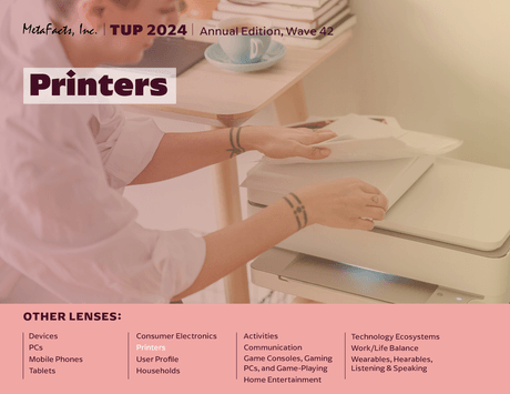 TUP/ Technology User Profile Printers Lens-TUP Tables