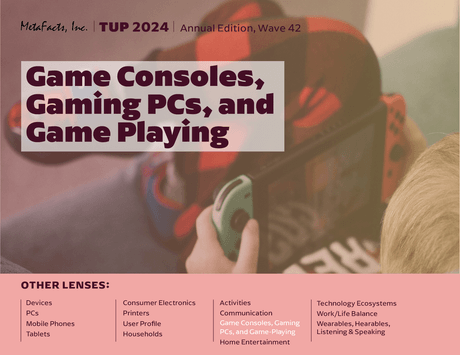 TUP/ Technology User Profile Gaming PCs and Game-Playing Lens-TUP Tables