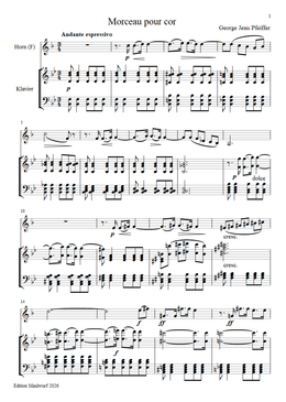Morceau pour cor