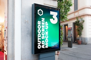 Outdoor Advertising Screen Mock-Ups 15 (v.2)