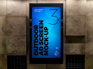 Outdoor Advertising Screen Mock-Ups 8