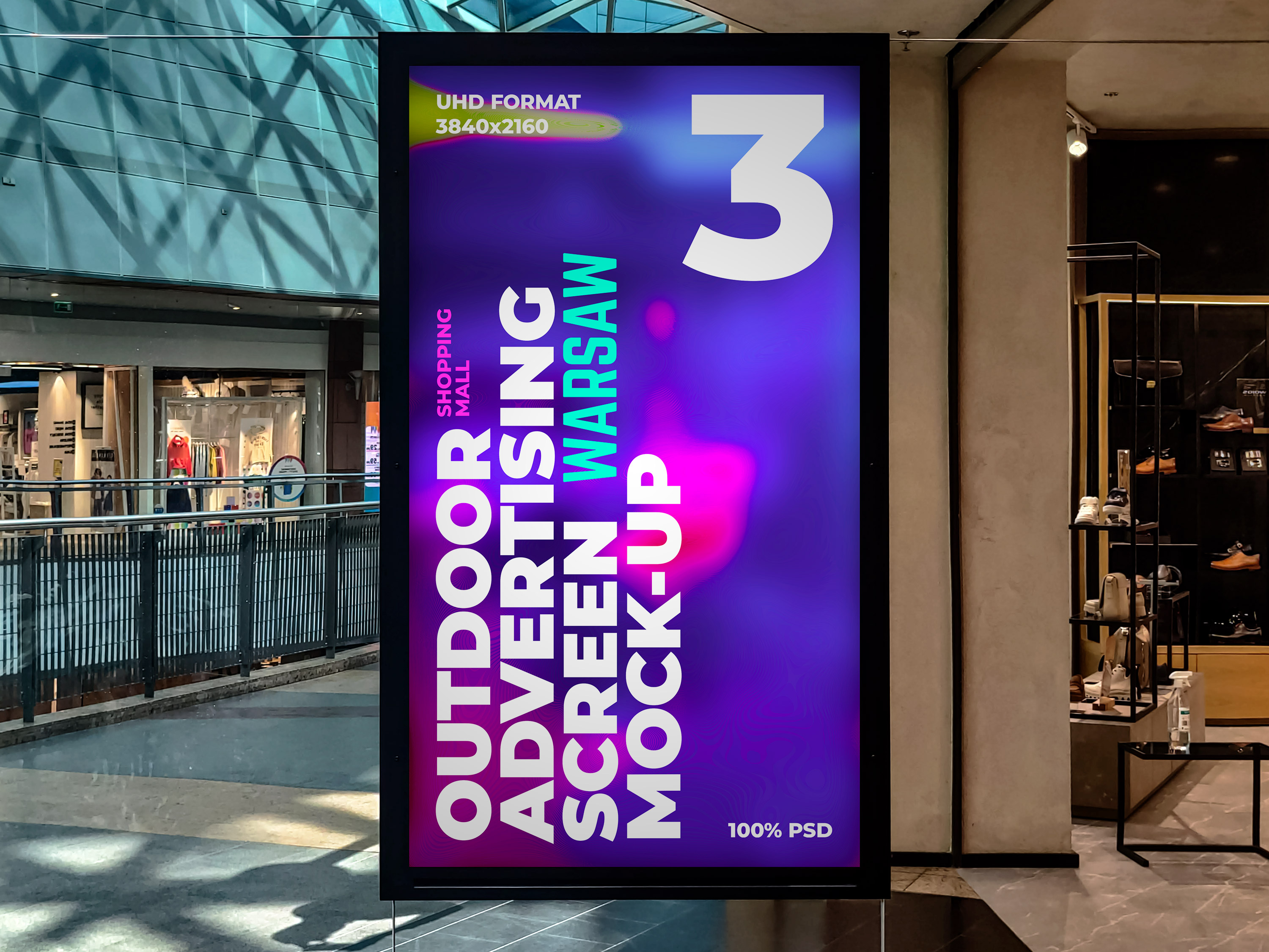 Shopping Mall Ad MockUps