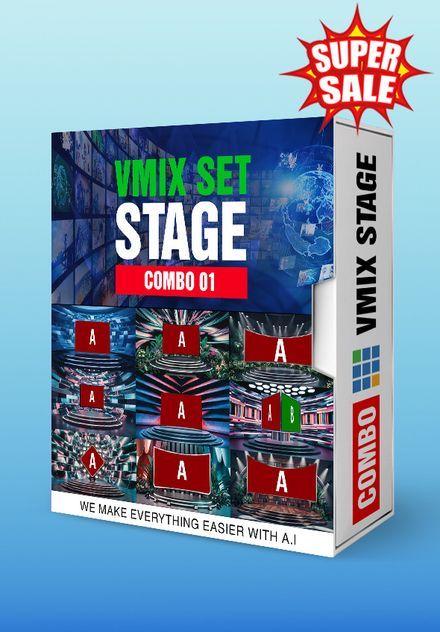COMBO 01 - vMix Virtual Set Stage