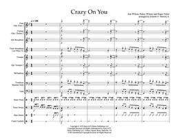 Crazy On You (easy arrangement)