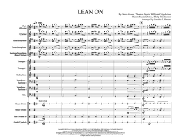 Lean On (marching band arrangement)