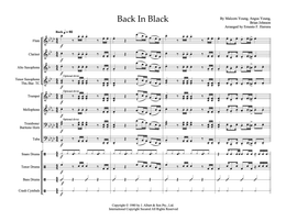 Back In Black (Easy arrangement)