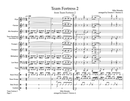 Team Fortress 2 for marching band (easy version)