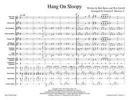 Hang On Sloopy (easy arrangement)