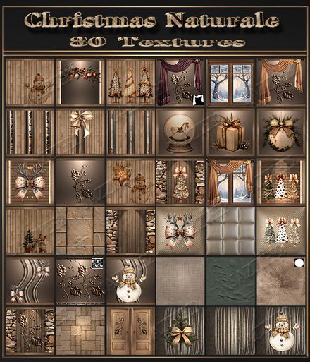 Christmas Naturale 80 Textures 