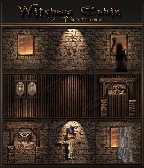 Witches Cabin 70 Textures