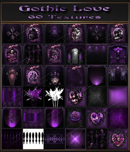Gothic Love 60 Textures 