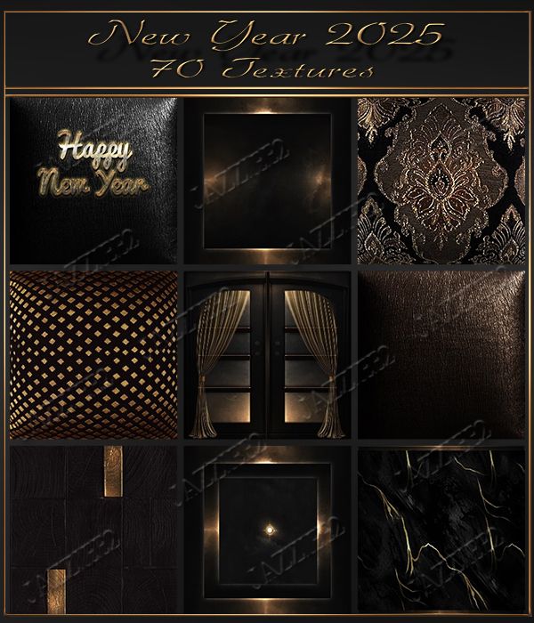 New Year 2025 70 Textures