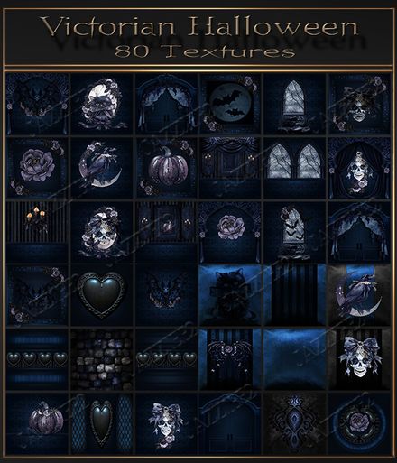 Victorian Halloween 80 Textures