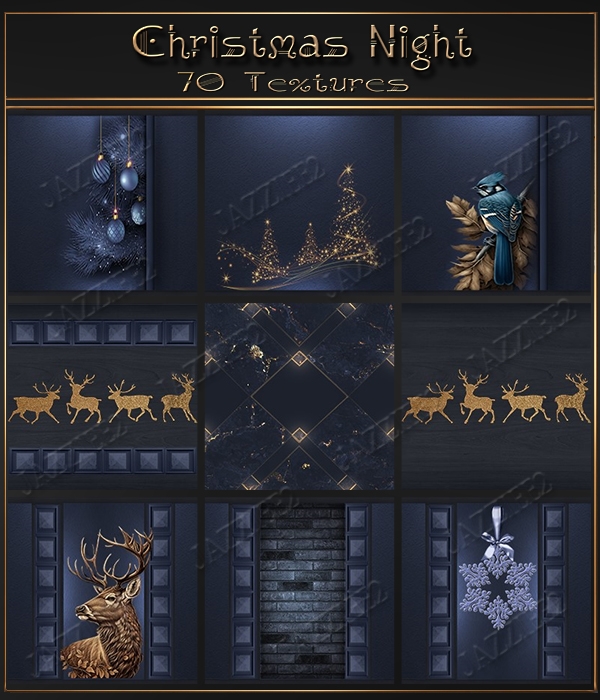 Christmas Night 70 Textures 