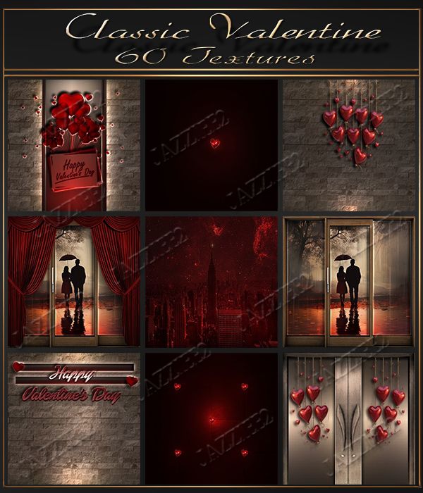 Classic Valentine 60 Textures 