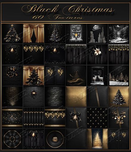 Black Christmas 60 Textures