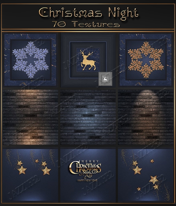 Christmas Night 70 Textures 