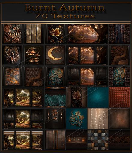 Burnt Autumn 70 Textures