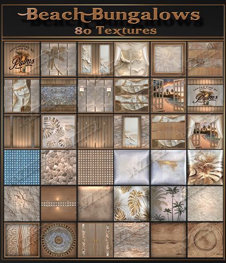 Beach Bungalows 80 Textures