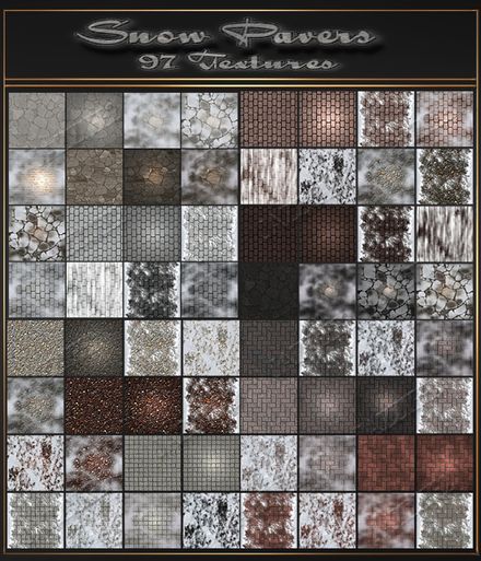Snow Pavers 97 Textures