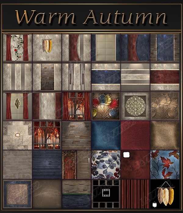 Warm Autumn 90 textures