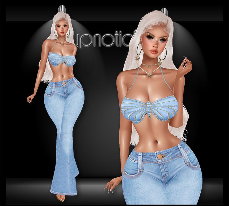 A~BUTTERFLY DENIM BUNDLE