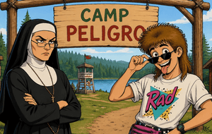 Sister Severity and the Happy Campers funny comedy scene for 16 actors