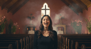 Wayfaring Stranger scene for 2 actors with music (short musical play) 