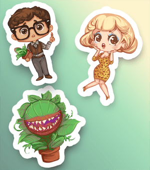 Broadway Musical chibi clip art Little Shop of Horrors
