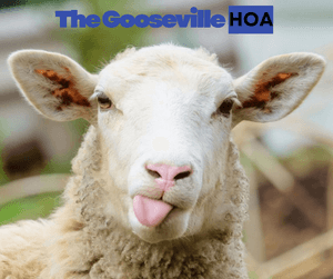 The Gooseville HOA musical stage play script Word document
