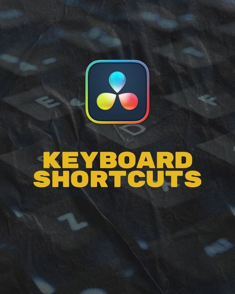 DaVinci Resolve Keyboard Shortcuts