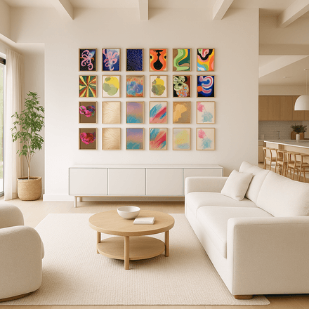 30 Abstract Wall Art Prints Bundle | Modern Minimalist Digital Art for Home &amp; Office |