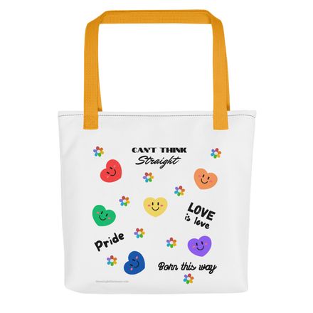 Pride Tote Bag - Vibrant Love is Love Design