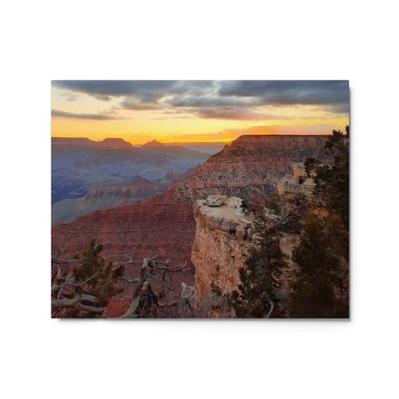 Majestic Sunrise: Grand Canyon Glory Metal Print