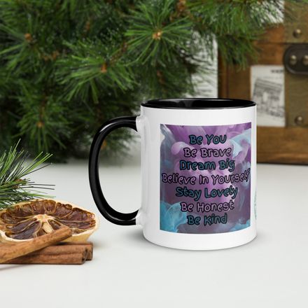 Be You: Inspirational Coffee Mug with Motivational Quotes